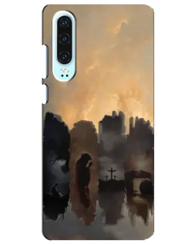 Чехол для Huawei P30 с картинкой «Дорога к вере» Чехол для Huawei P30 с картинкой «Дорога к вере»
