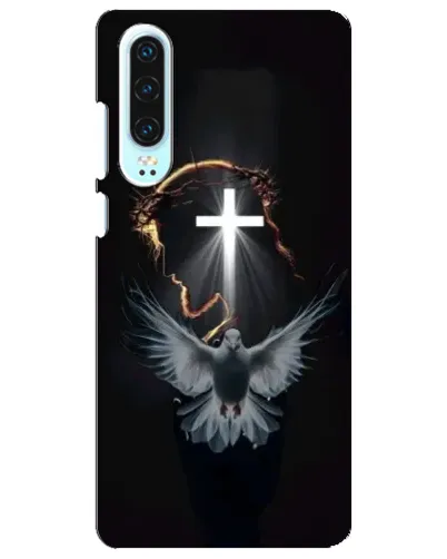 Чехол для Huawei P30 с картинкой «Голубь и Свет» Чехол для Huawei P30 с картинкой «Голубь и Свет»