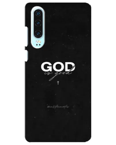 Чехол для Huawei P30 с картинкой «GOD — Бог над всем» Чехол для Huawei P30 с картинкой «GOD — Бог над всем»