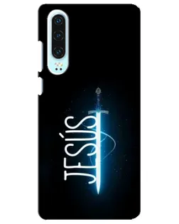 Чехол для Huawei P30 с картинкой «Меч Духа Jesus»