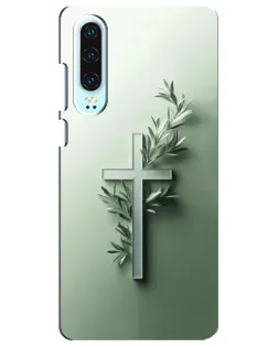 Чехол для Huawei P30 с картинкой «Оливковая ветвь»