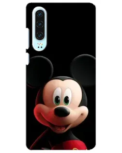 Чехол для Huawei P30 с картинкой «Улыбающийся Микки Маус»