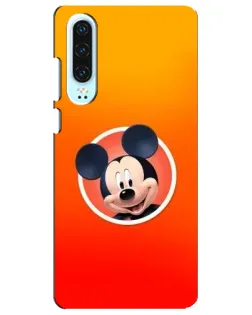 Чехол для Huawei P30 с картинкой «Mickey в круге»