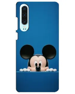 Чехол для Huawei P30 с картинкой «Микки выглядывает»