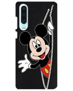Чехол для Huawei P30 с картинкой «Микки раздвигает стены»