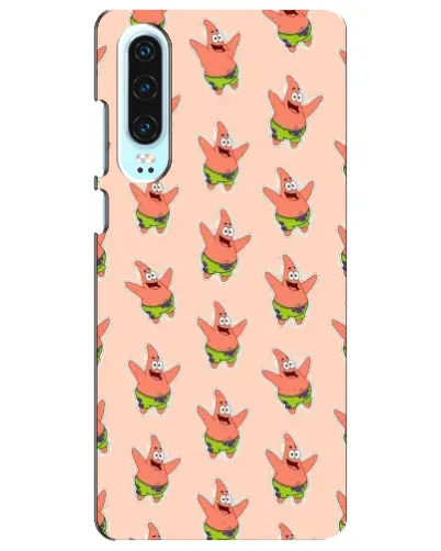 Чехол для Huawei P30 с картинкой «Патрик Стар паттерн» Чехол для Huawei P30 с картинкой «Патрик Стар паттерн»