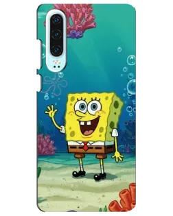 Чехол для Huawei P30 с картинкой «Подводный привет»