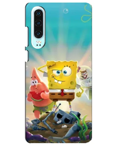 Чехол для Huawei P30 с картинкой «Спанч Боб победитель» Чехол для Huawei P30 с картинкой «Спанч Боб победитель»