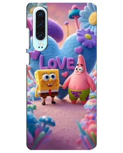 Чехол для Huawei P30 с картинкой «Губка Боб Патрик» Чехол для Huawei P30 с картинкой «Губка Боб Патрик»