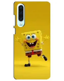 Чехол для Huawei P30 с картинкой «Позитивный Губка Боб»