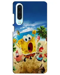 Чехол для Huawei P30 с картинкой «Развлечения на пляже»