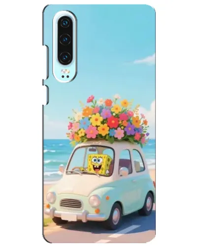 Чехол для Huawei P30 с картинкой «Автомобильное путешествие» Чехол для Huawei P30 с картинкой «Автомобильное путешествие»