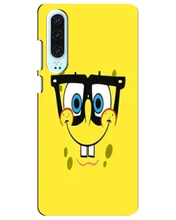 Чехол для Huawei P30 с картинкой «Минималистичный Спанч Боб» Чехол для Huawei P30 с картинкой «Минималистичный Спанч Боб»