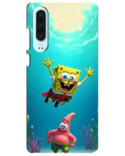 Чехол для Huawei P30 с картинкой «Спанч Боб под водой» Чехол для Huawei P30 с картинкой «Спанч Боб под водой»