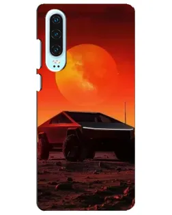 Чохол для Huawei P30 з картинкою «Cybertruck на Марсі»