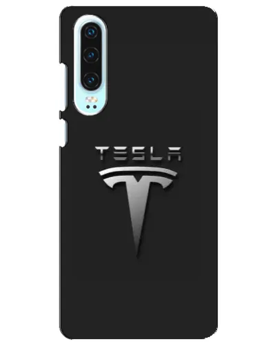 Чохол для Huawei P30 з картинкою «Сталевий логотип Tesla» Чохол для Huawei P30 з картинкою «Сталевий логотип Tesla»