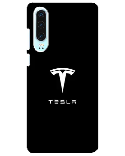Чохол для Huawei P30 з картинкою «Tesla White Logo» Чохол для Huawei P30 з картинкою «Tesla White Logo»