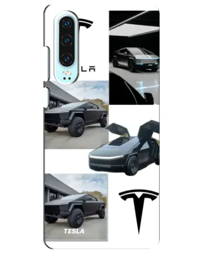 Чохол для Huawei P30 з картинкою «Колаж Cybertruck Tesla» Чохол для Huawei P30 з картинкою «Колаж Cybertruck Tesla»