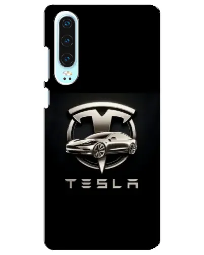 Чохол для Huawei P30 з картинкою «Tesla — срібне авто» Чохол для Huawei P30 з картинкою «Tesla — срібне авто»