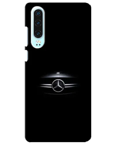 Чехол для Huawei P30 с картинкой «Mercedes — абстрактные линии»