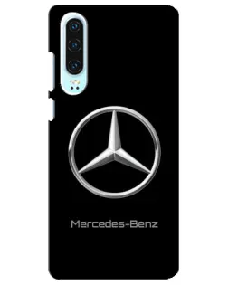 Чехол для Huawei P30 с картинкой «Mercedes Silver Logo»