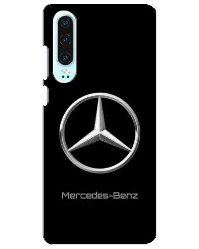 Чехол для Huawei P30 с картинкой «Mercedes Silver Logo»