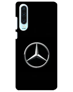 Чехол для Huawei P30 с картинкой «Mercedes классический лого»