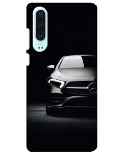 Чехол для Huawei P30 с картинкой «Свет фар Mercedes»