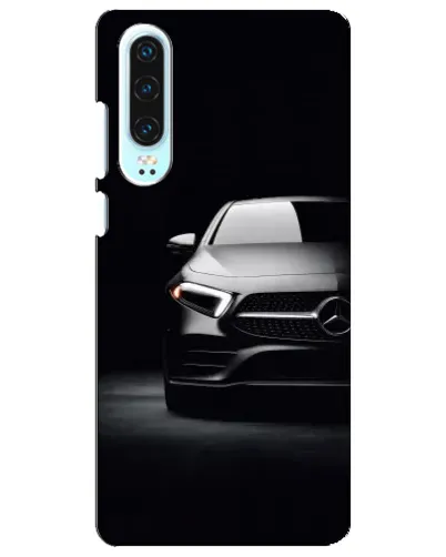 Чехол для Huawei P30 с картинкой «Свет фар Mercedes»