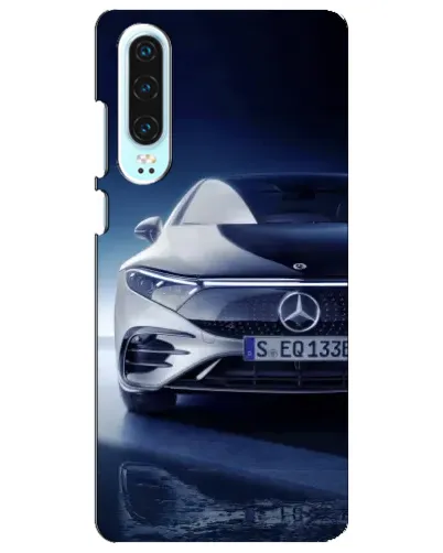 Чехол для Huawei P30 с картинкой «Mercedes EQ — будущее»