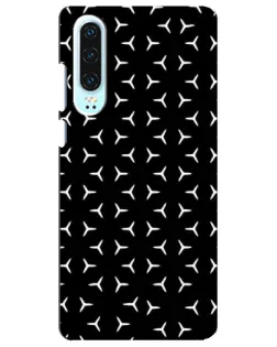 Чехол для Huawei P30 с картинкой «Mercedes паттерн звезд»