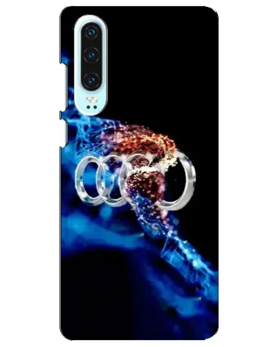 Чехол для Huawei P30 с картинкой «Энергия лого Audi»