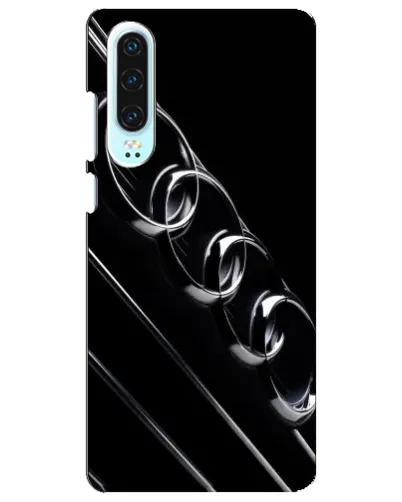 Чехол для Huawei P30 с картинкой «Audi — абстрактные кольца»