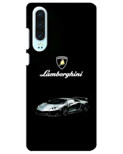 Чохол для Huawei P30 з картинкою «Логотип Lamborghini класика»