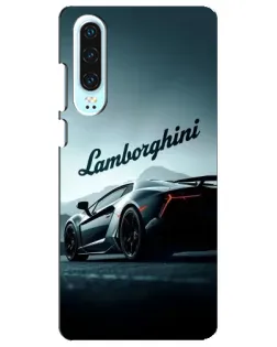 Чохол для Huawei P30 з картинкою «Класичний Lamborghini надпис»