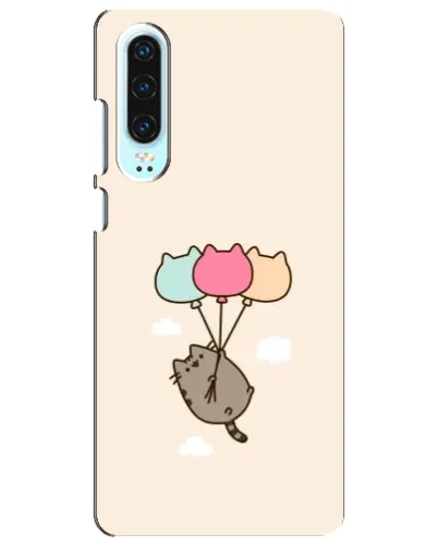 Чехол для Huawei P30 с картинкой «Пушин на шариках»