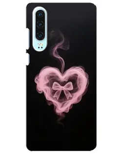 Чехол для Huawei P30 с картинкой «Дымчатое сердце»