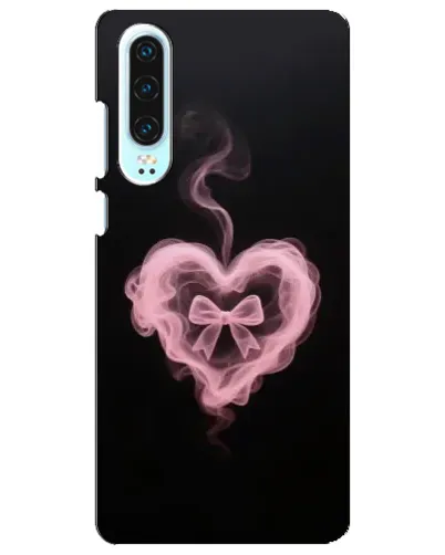 Чехол для Huawei P30 с картинкой «Дымчатое сердце»