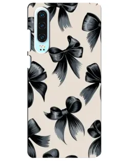 Чехол для Huawei P30 с картинкой «Банты Coquette»