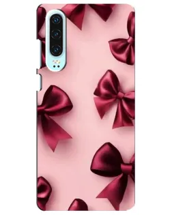 Чехол для Huawei P30 с картинкой «Бордовый атлас»