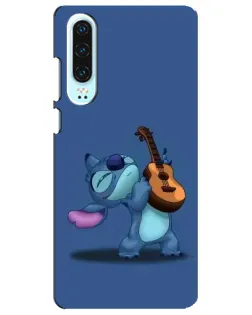 Чехол для Huawei P30 с картинкой «Стич с укулеле»