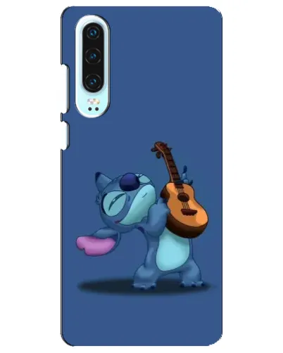 Чехол для Huawei P30 с картинкой «Стич с укулеле»