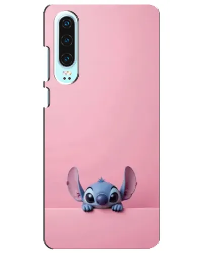 Чехол для Huawei P30 с картинкой «Stitch выглядывает»