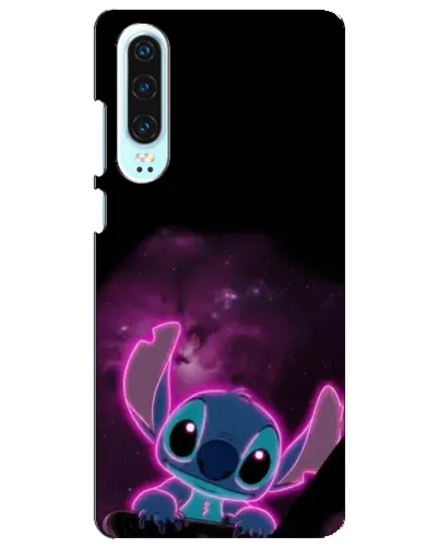Чехол для Huawei P30 с картинкой «Неоновый Stitch»