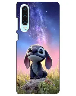 Чехол для Huawei P30 с картинкой «Стич на рассвете»