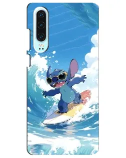 Чехол для Huawei P30 с картинкой «Стич на волне»