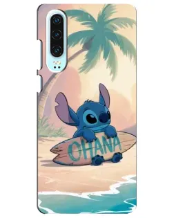 Чехол для Huawei P30 с картинкой «Стич на серфе»