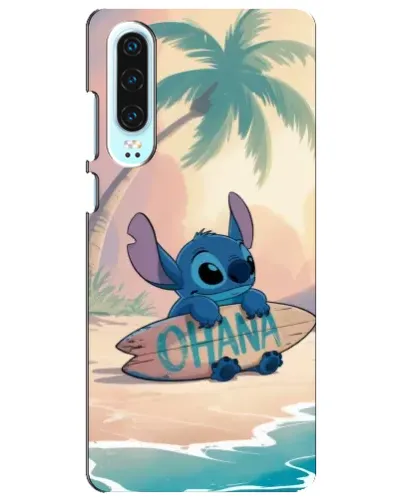 Чехол для Huawei P30 с картинкой «Стич на серфе»