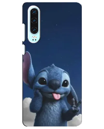 Чехол для Huawei P30 с картинкой «Стич в облаках»
