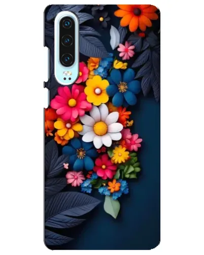 Чехол для Huawei P30 с картинкой «Цветочная феерия»